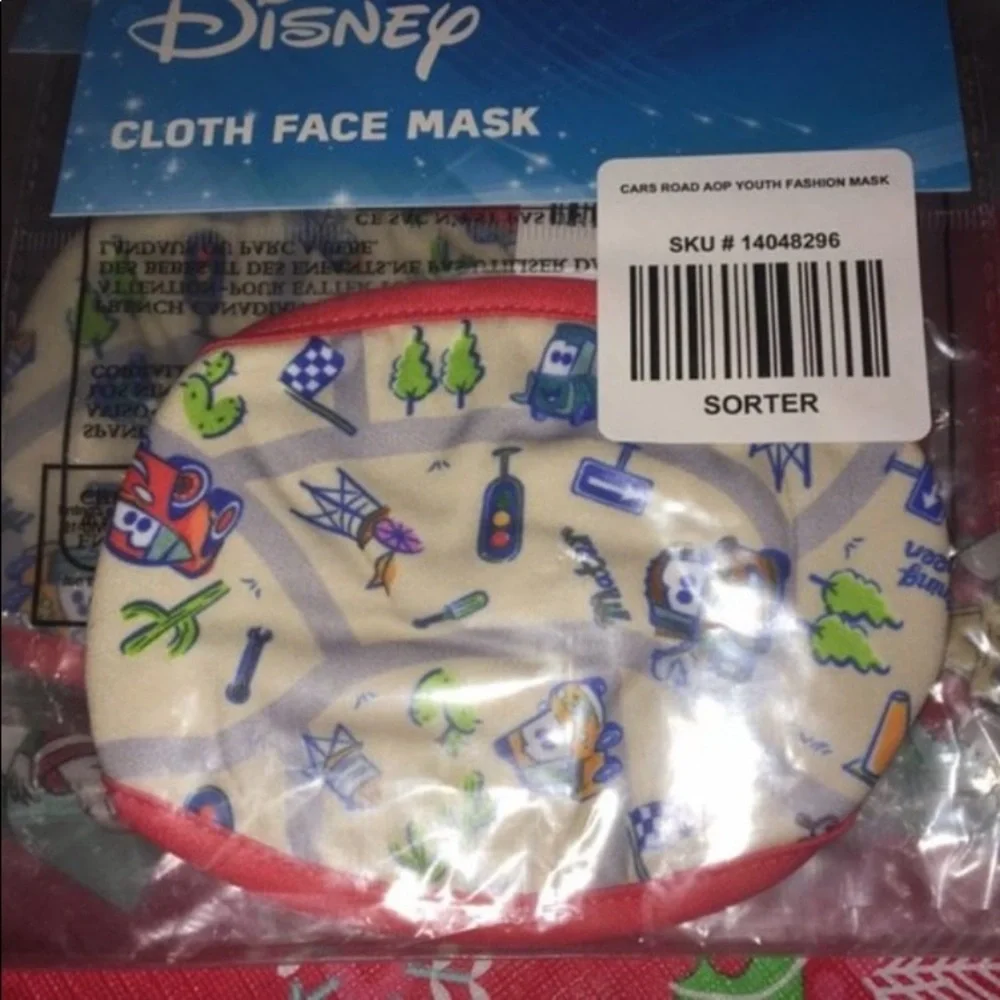Disney Cars Face Mask